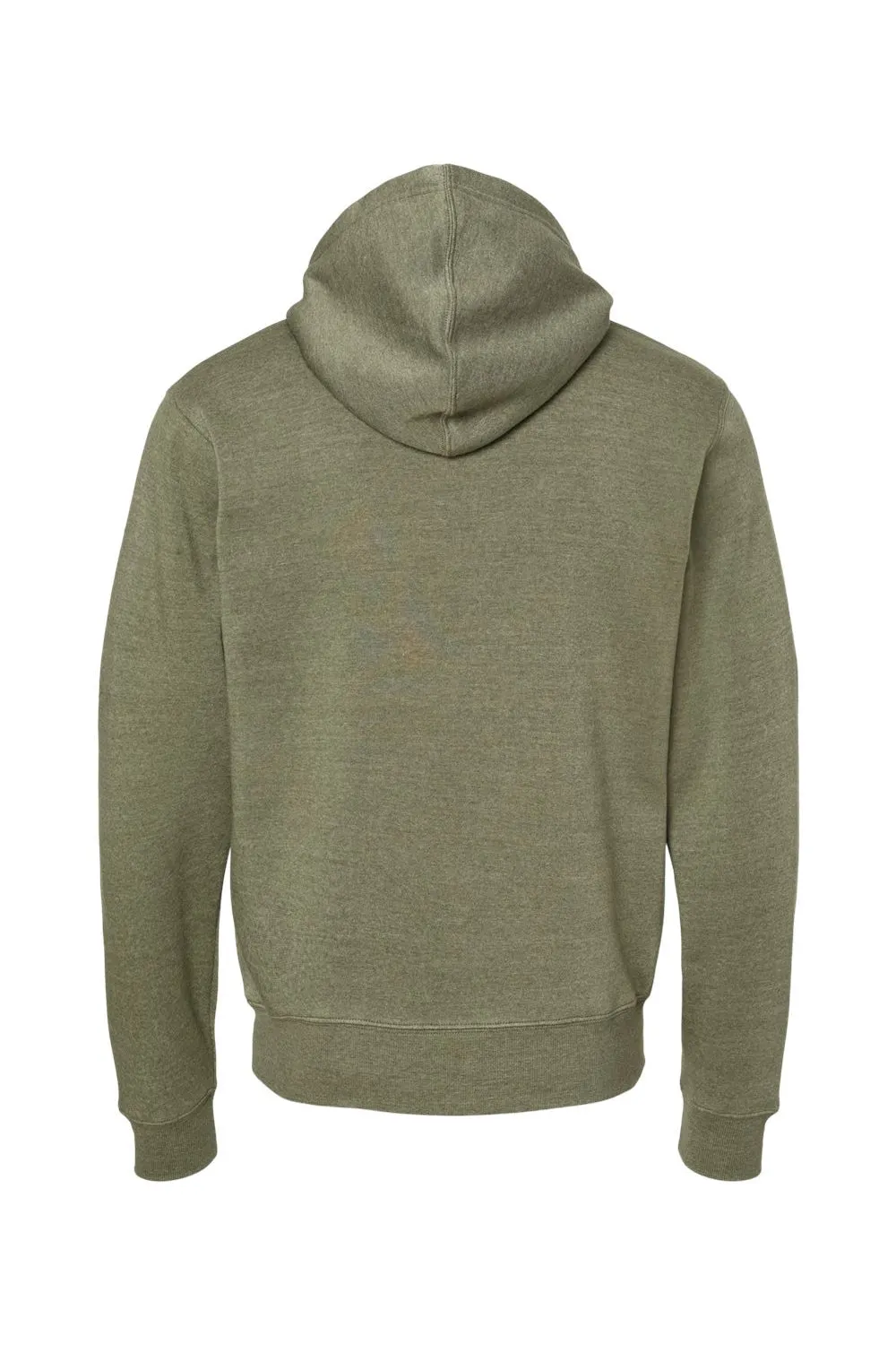 J America Herren Fleece Kapuzenpullover mit Kangaroo-Tasche - Olivgrün