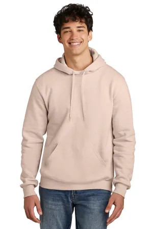 Jerzees Herren Eco Premium Feuchtigkeitstransportierende Kapuzenpullover Hoodie mit Kangaroo-Tasche - Blassrosa