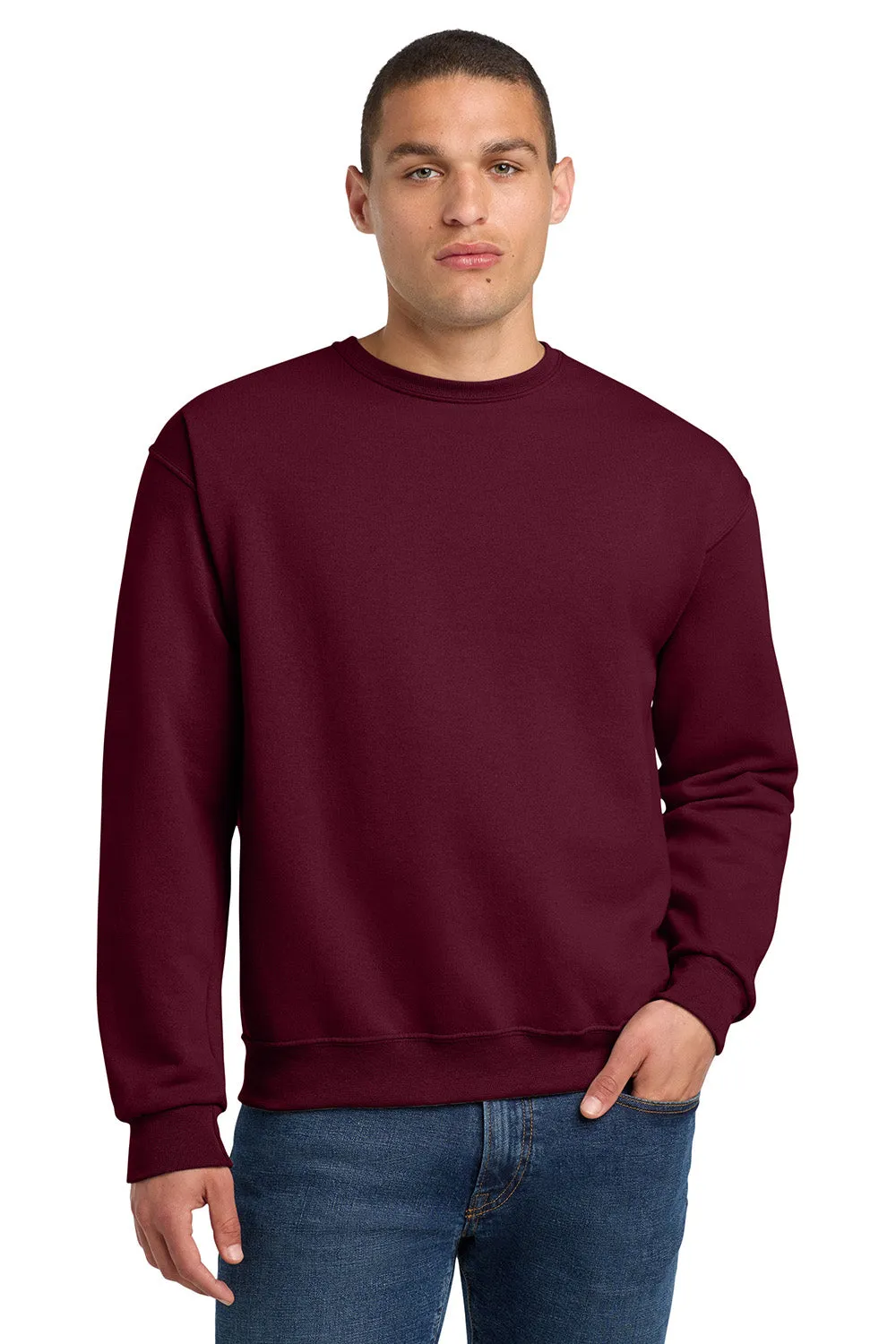 Jerzees Herren NuBlend Fleece Crewneck Sweatshirt - Kastanienbraun