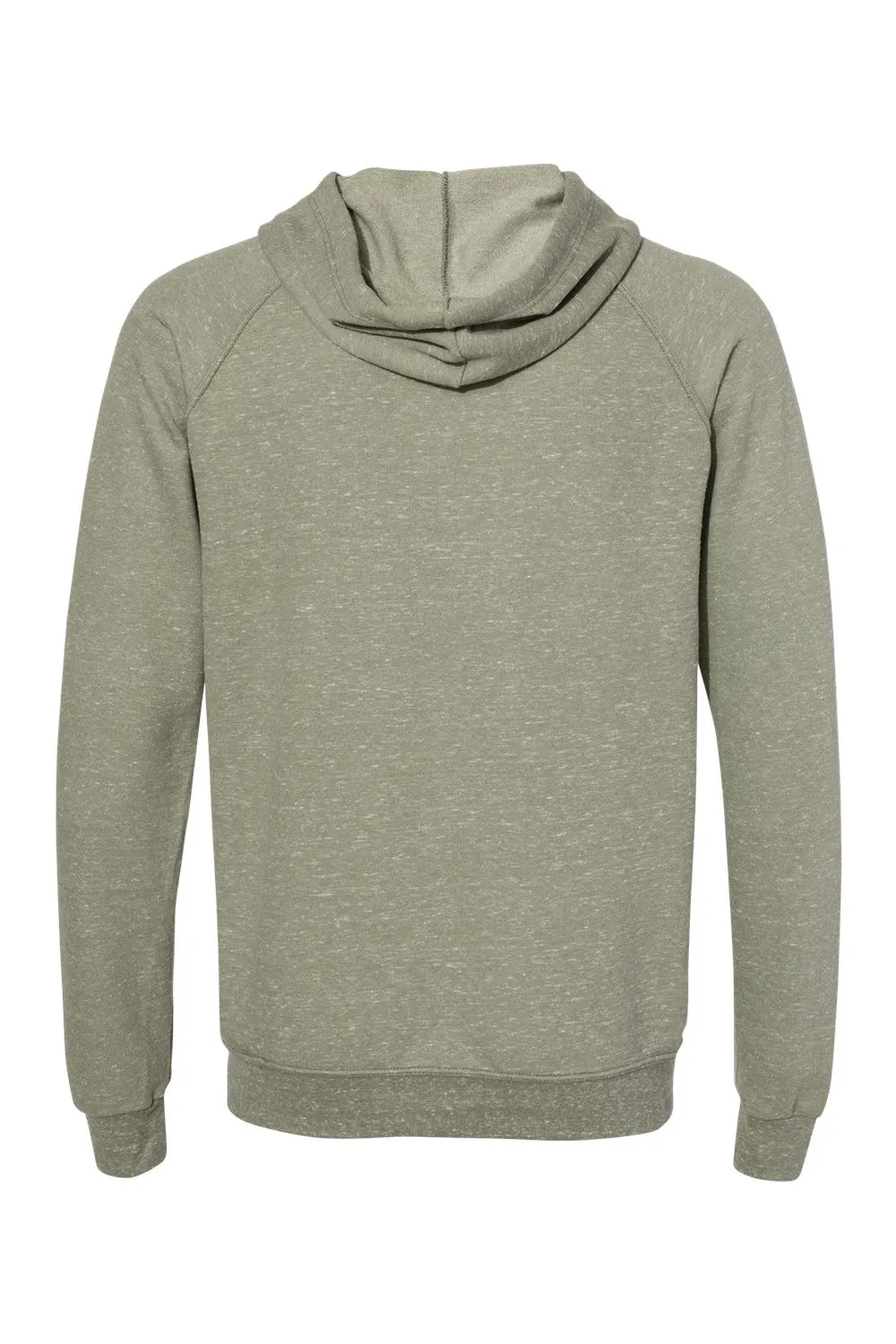 Jerzees Herren Vintage Schnee French Terry Kapuzenpullover Hoodie mit Beuteltasche - Heather Militärgrün