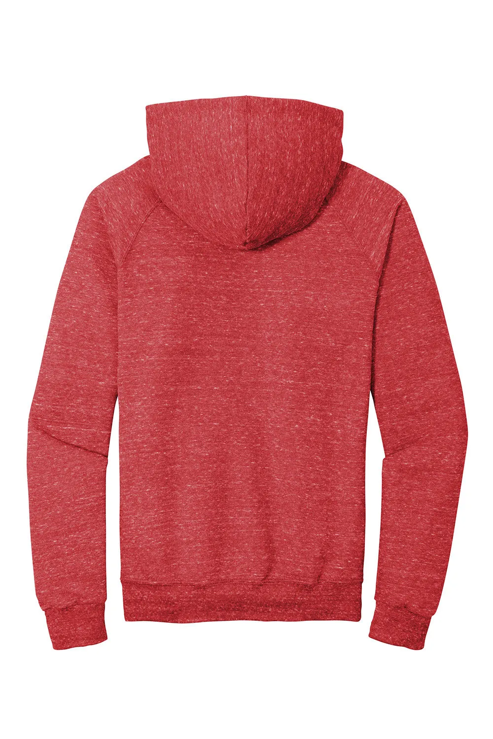 Jerzees Herren Vintage Schnee French Terry Kapuzenpullover mit Kangaroo-Tasche - Heather Rot