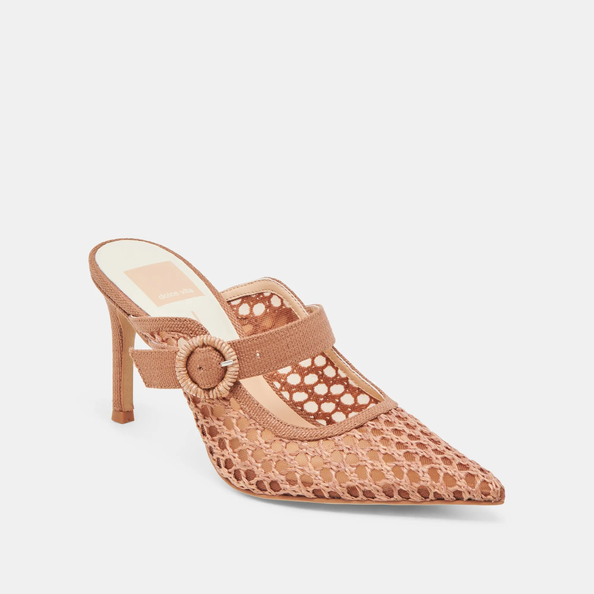 KEEKEE ABSÄTZE SATTELGEWEBT RAFFIA