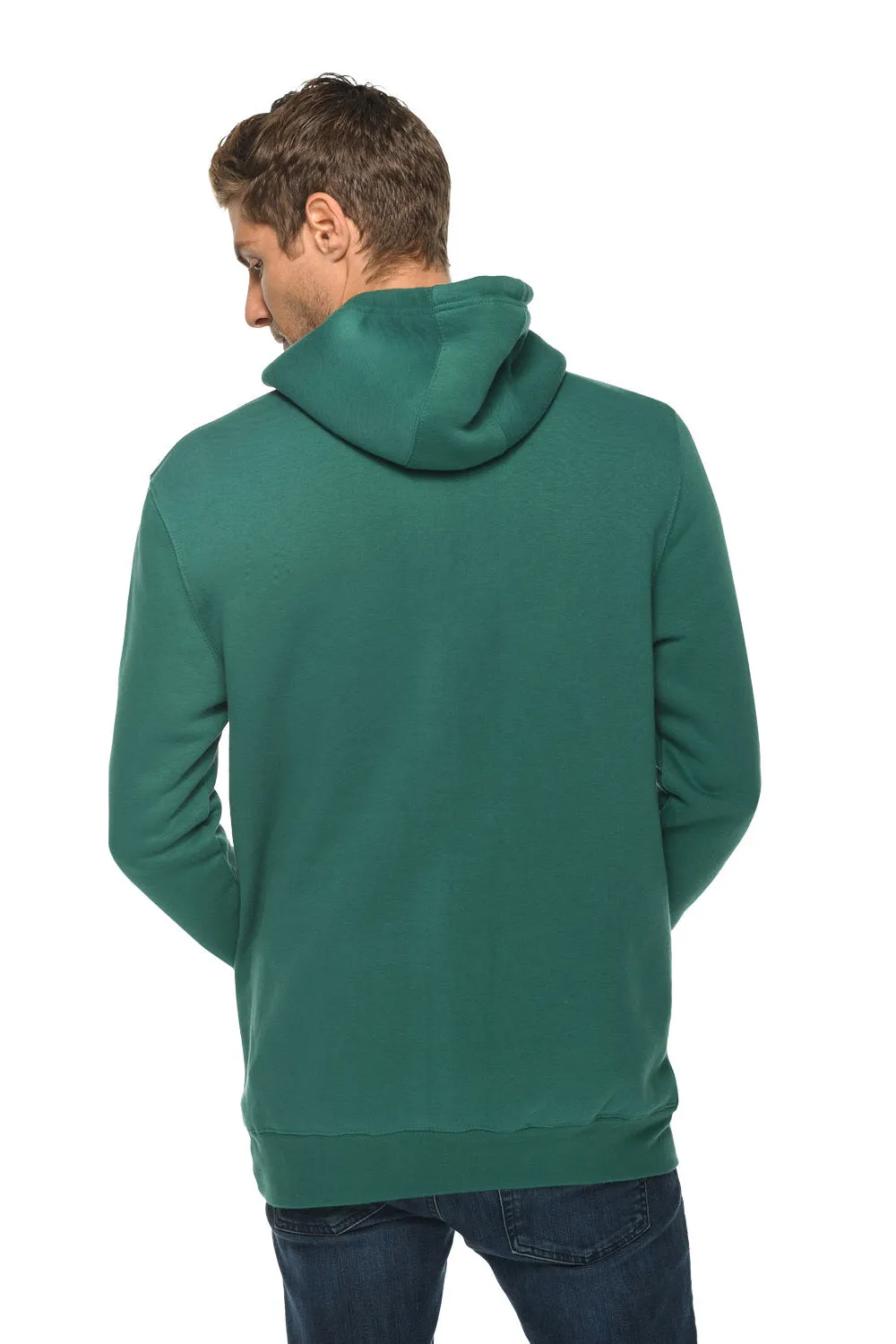 Lane Seven Herren Kapuzenpullover mit Kangaroo-Tasche - Petrolgrün