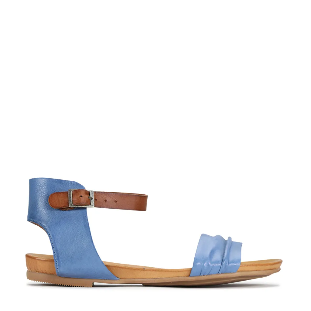 LARNI LEDER SANDALEN MIT KNÖCHELBAND