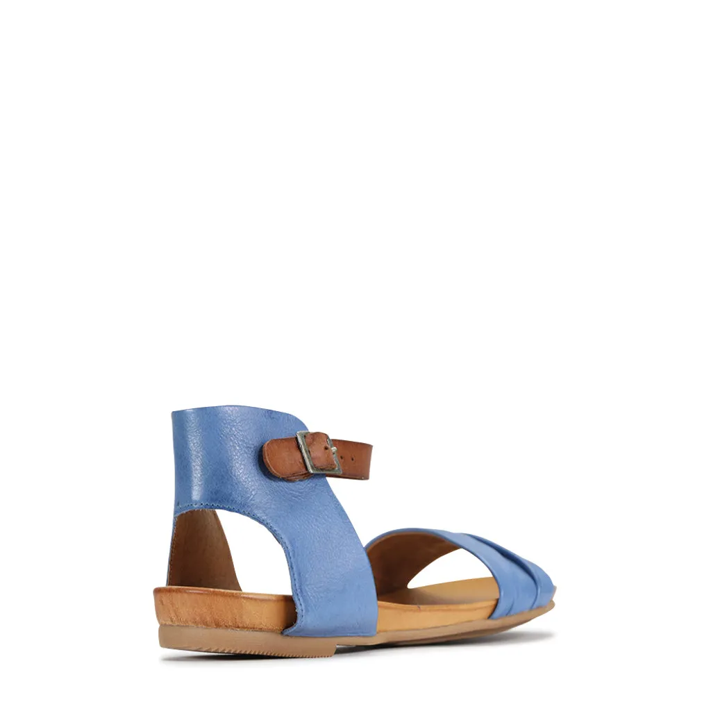 LARNI LEDER SANDALEN MIT KNÖCHELBAND