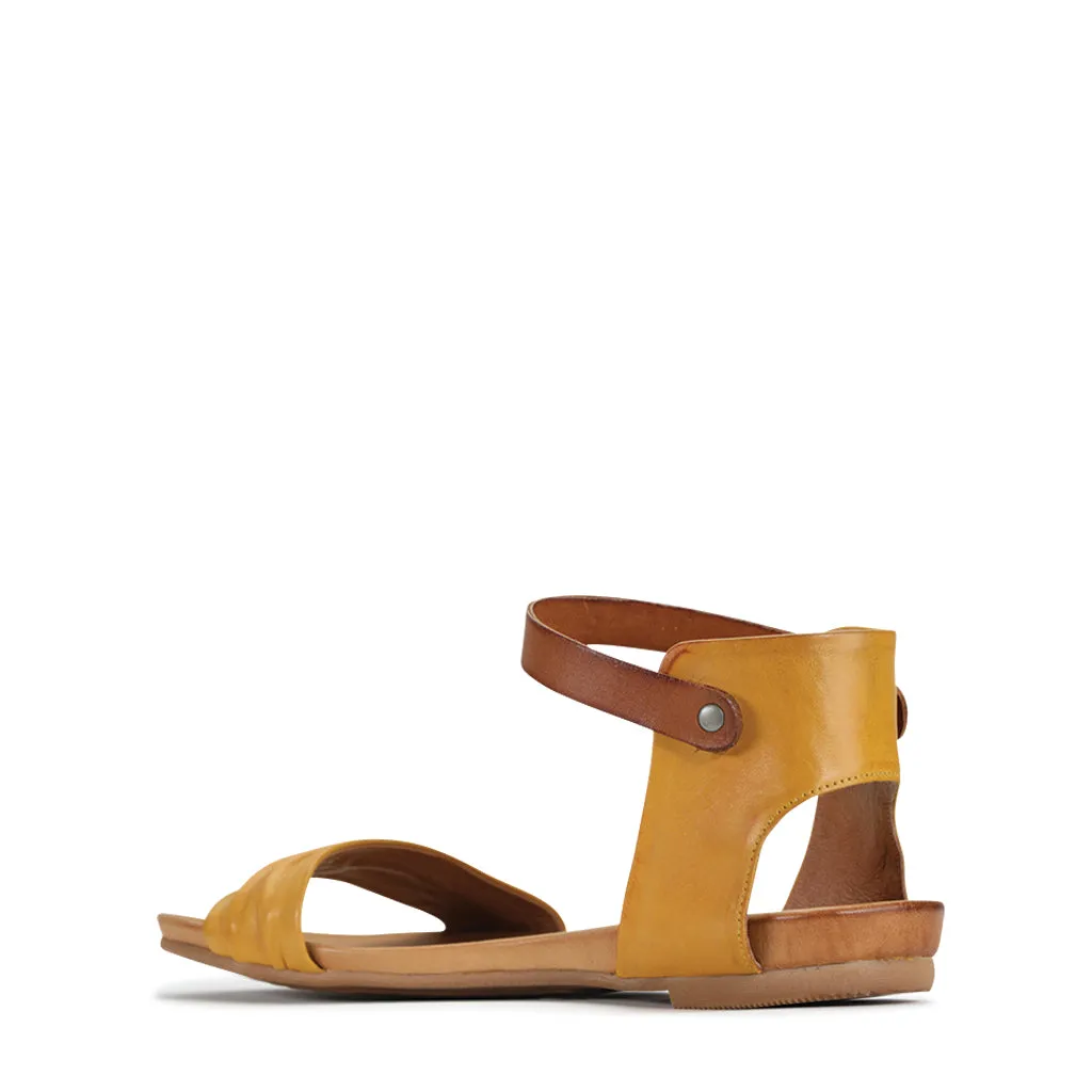 LARNI LEDER SANDALEN MIT KNÖCHELBAND