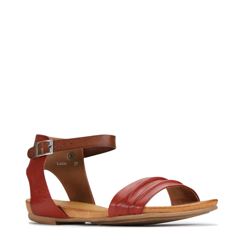 LARNI LEDER SANDALEN MIT KNÖCHELBAND