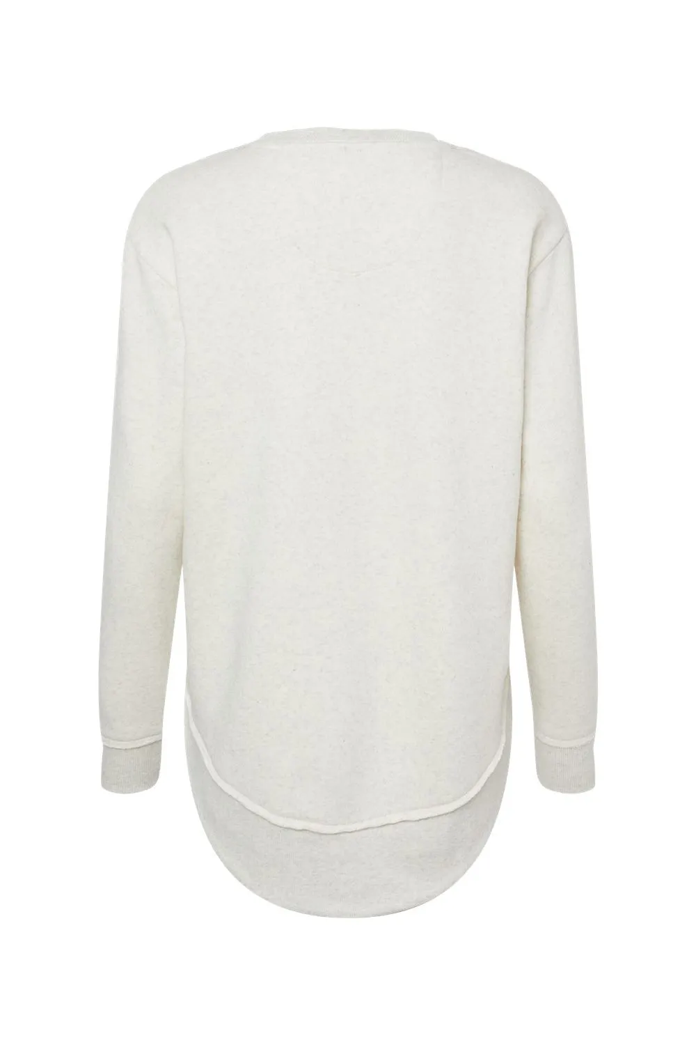 LAT Damen Weekend Fleece Crewneck Sweatshirt - Heather Natur