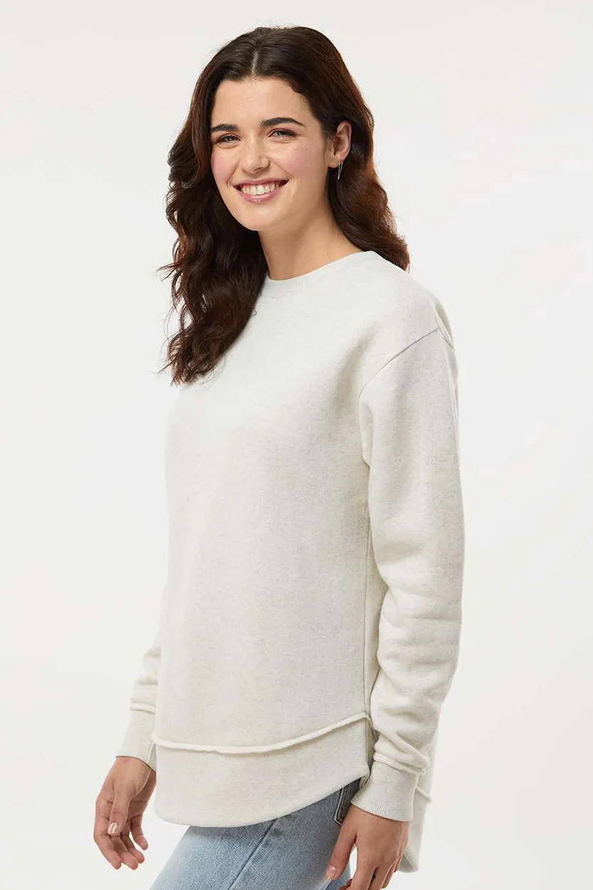 LAT Damen Weekend Fleece Crewneck Sweatshirt - Heather Natur