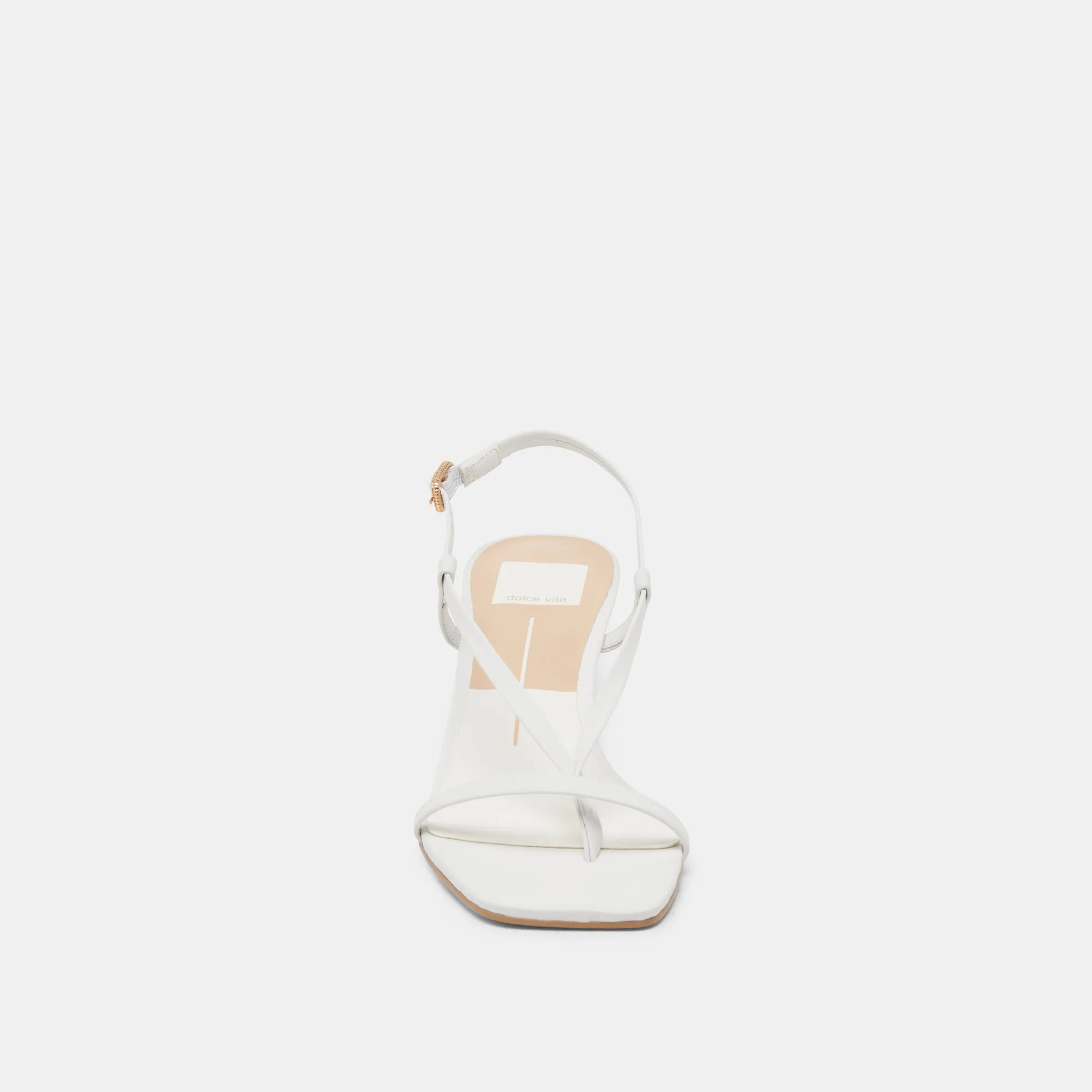 LAURY HEELS ECHTES WEISSES LEDER