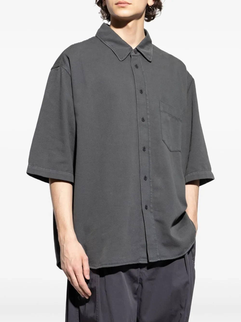 LEMAIRE - Herren SS Denim Hemd Kleidung_lemaire