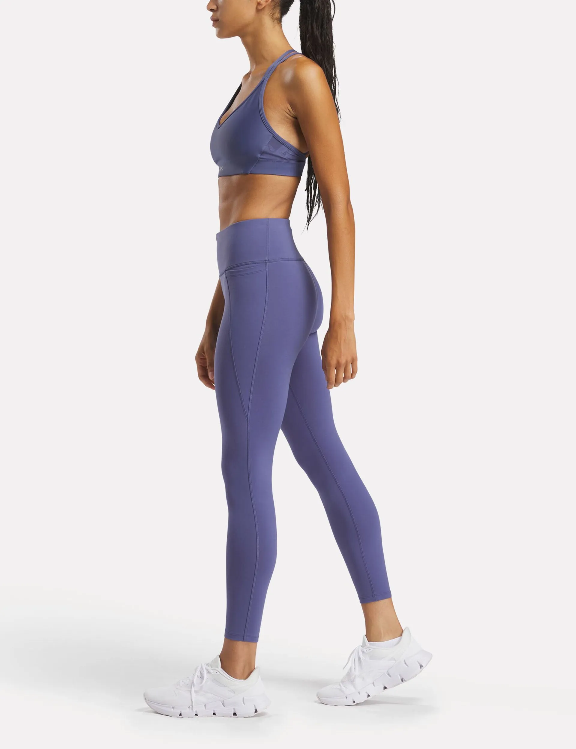 Lux High-Waist Leggings - Dämmerungslila