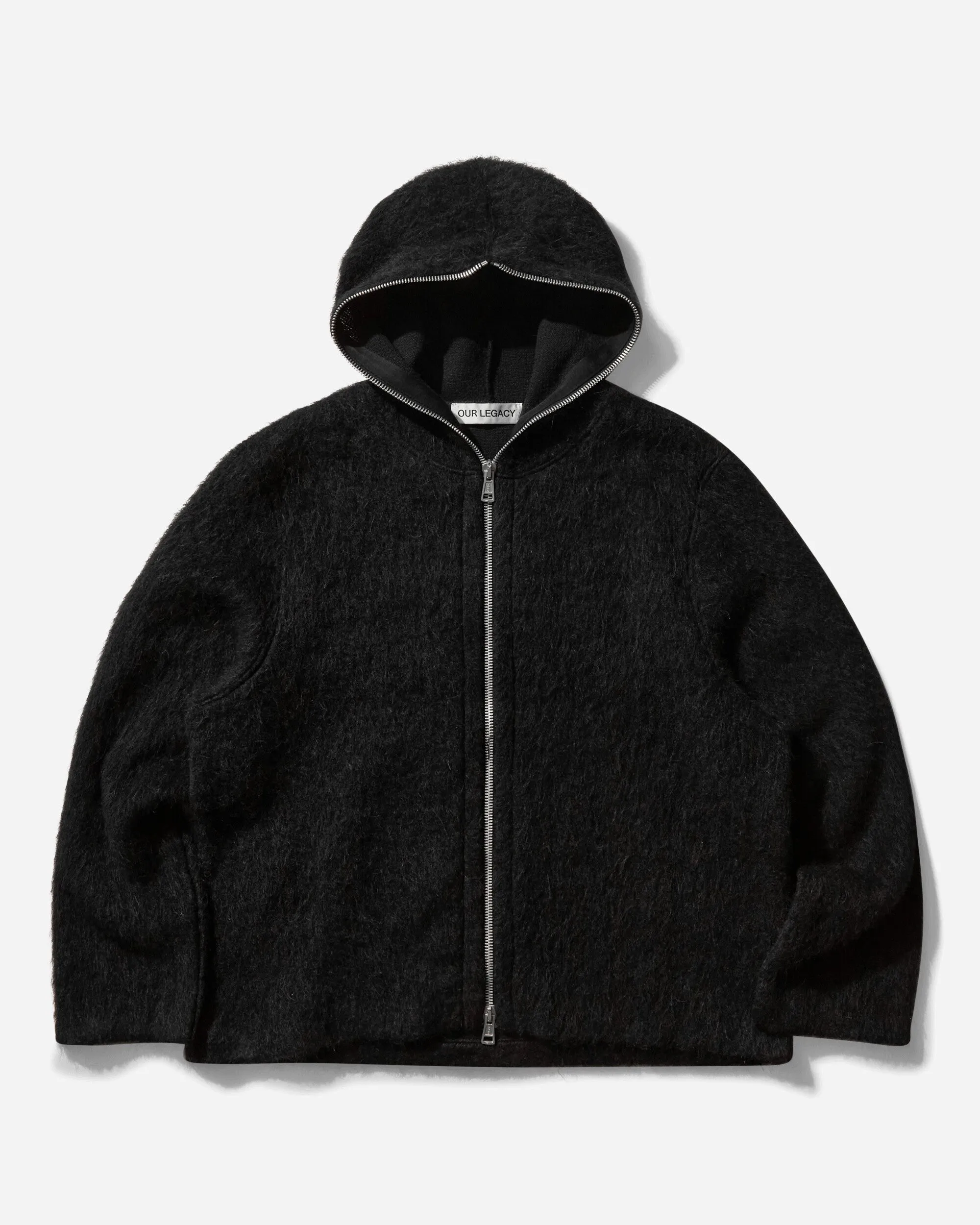 Herren Pullover mit Vollreißverschluss Schwarz