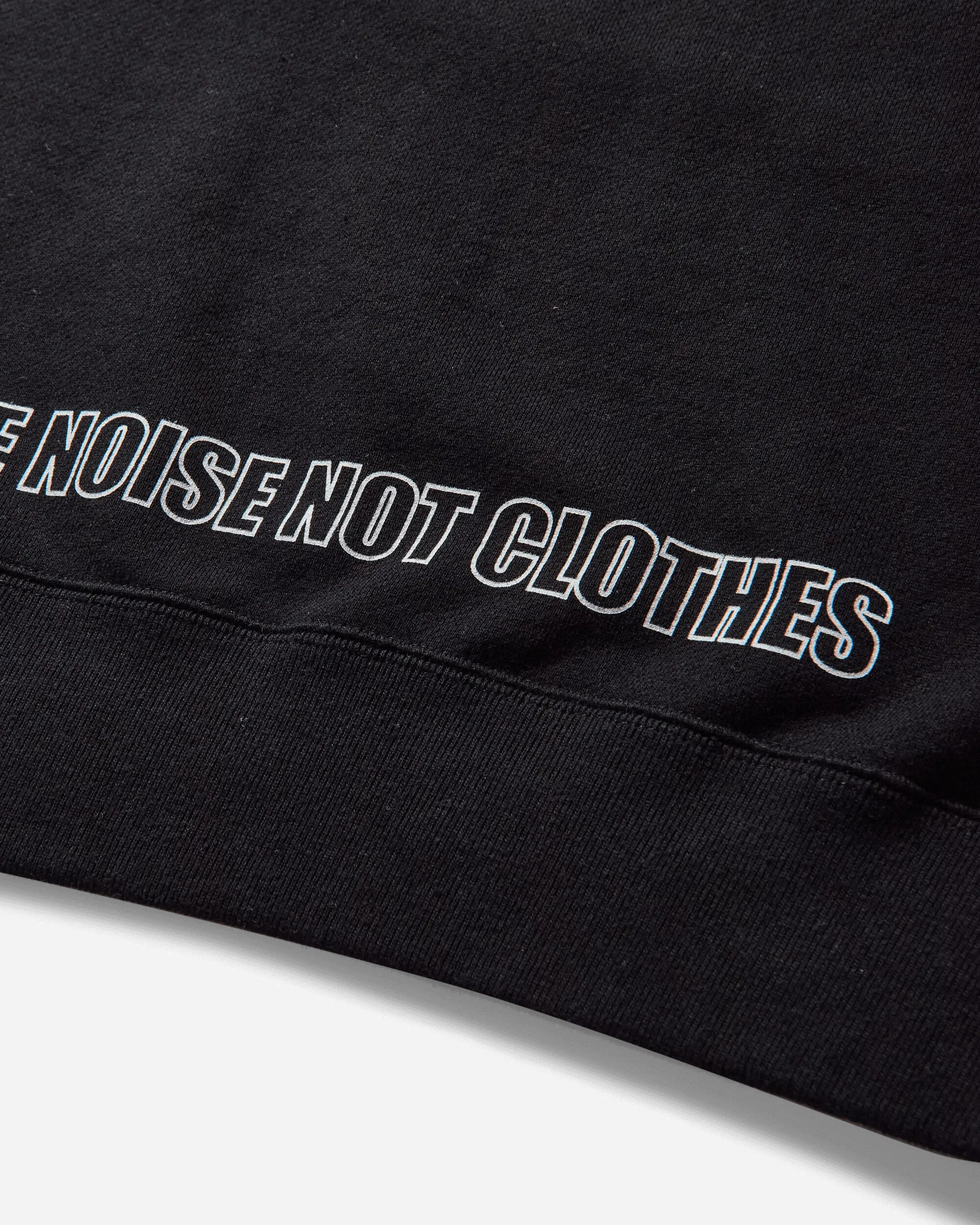 Herren Sweatshirt mit Aufdruck, Rundhalsausschnitt, Schwarz