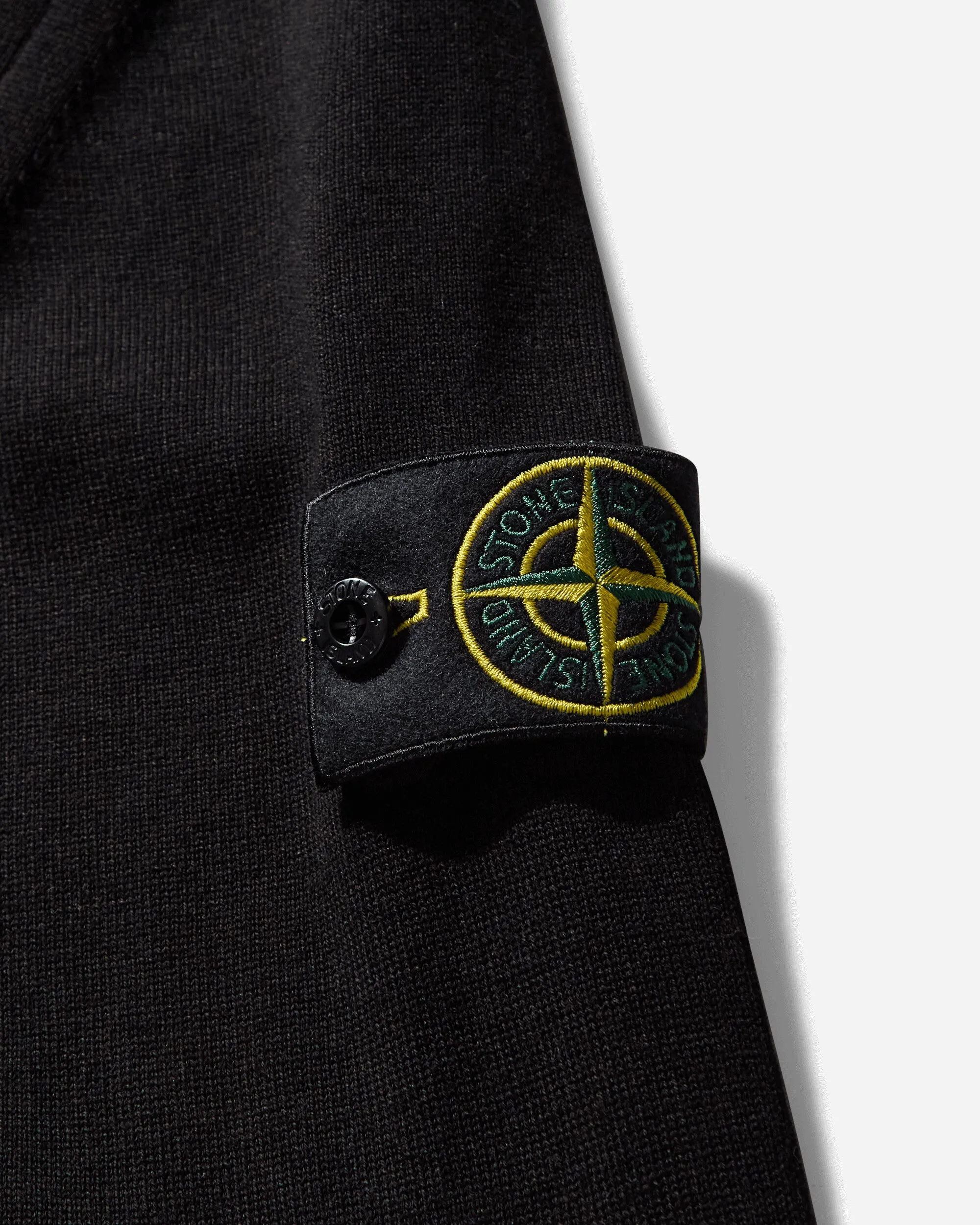 Herren Zip-Up Cardigan Schwarz