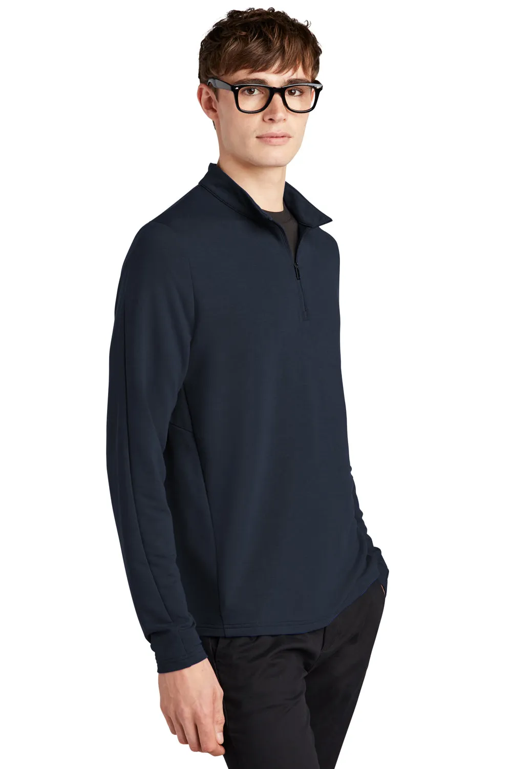 Mercer Mettle Herren Stretch 1/4-Zip Sweatshirt - Nachtmarineblau