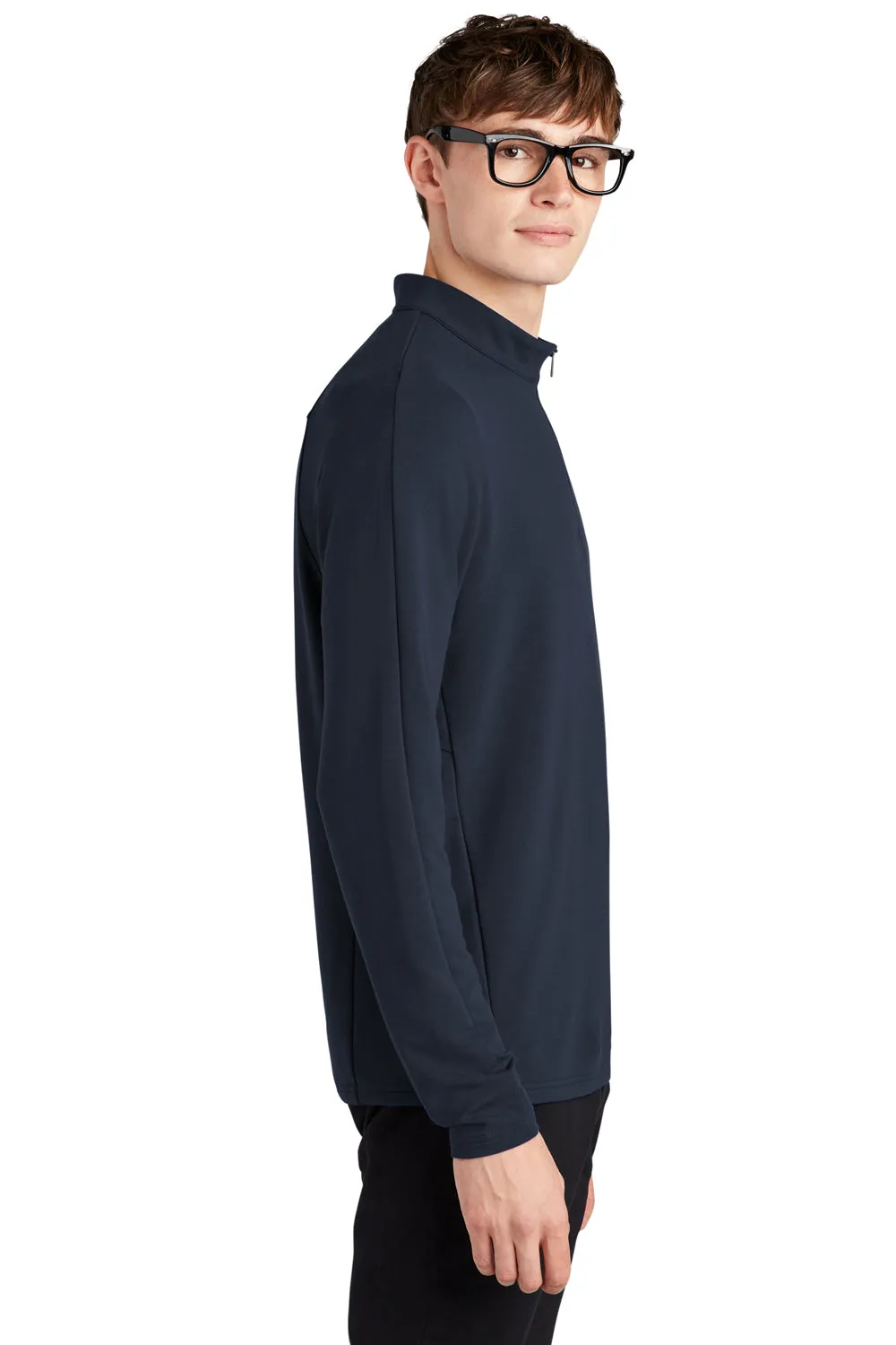 Mercer Mettle Herren Stretch 1/4-Zip Sweatshirt - Nachtmarineblau
