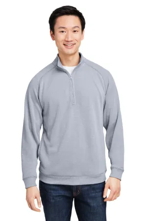 Nautica Herren Sun Surfer Supreme 1/4-Zip Sweatshirt mit Taschen - Vintage Pebble Grau