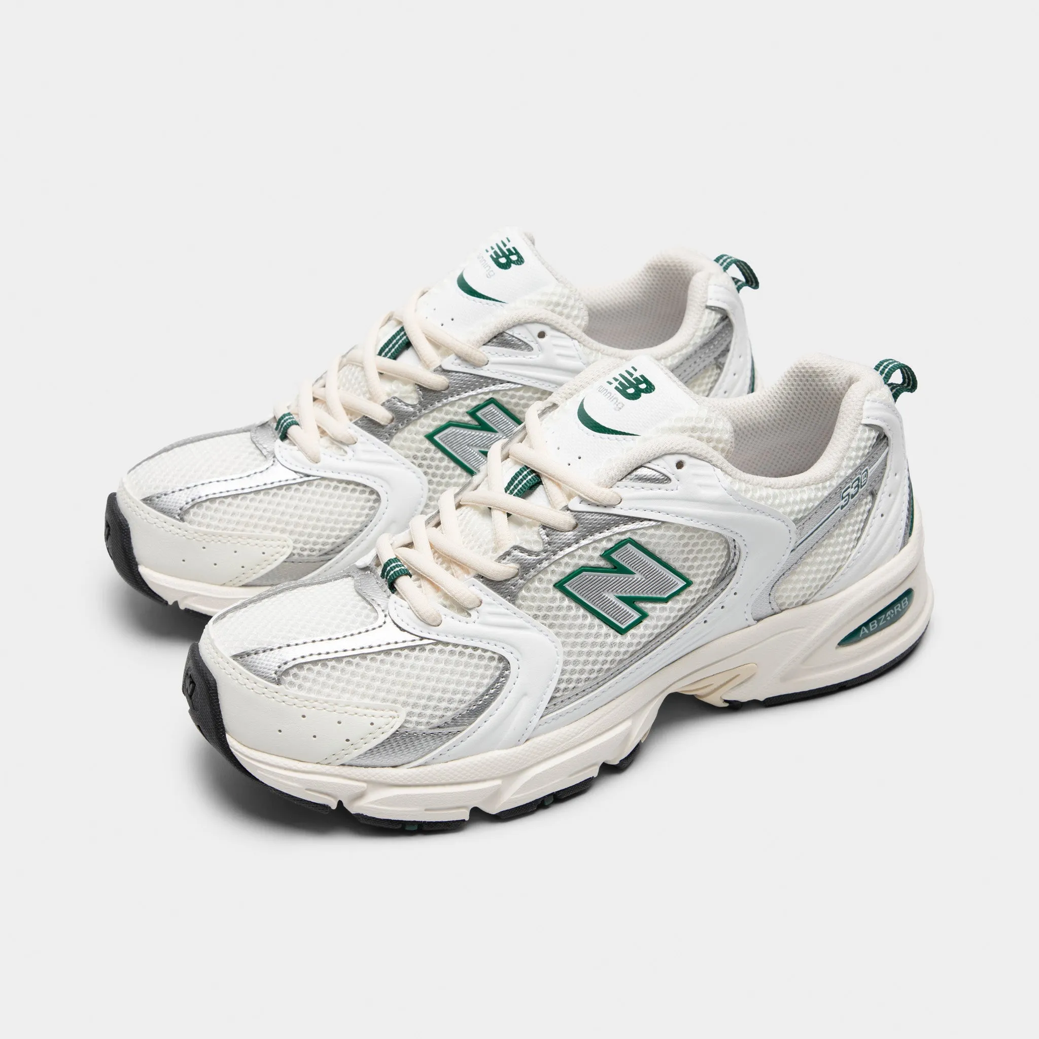 New Balance 530 Meersalz / Weiß - Sumpfgrün