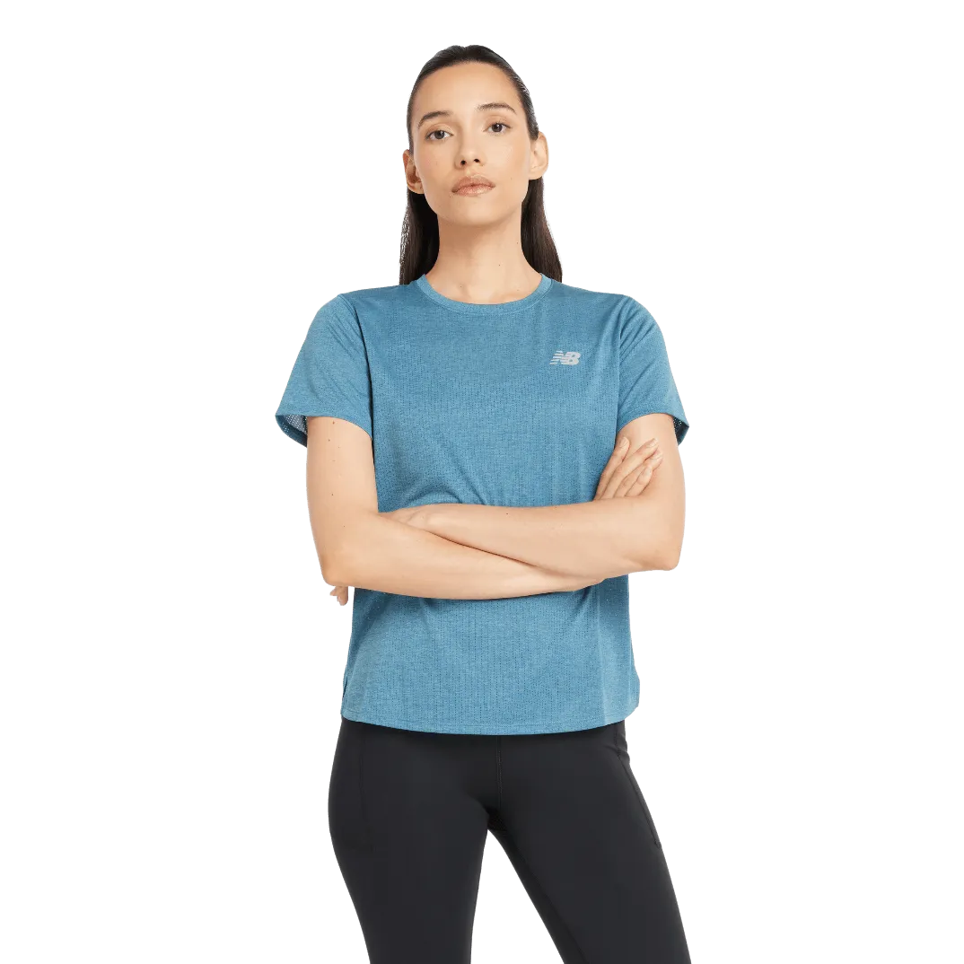 New Balance Damen Sport T-Shirt in Terrarium Heather AW24