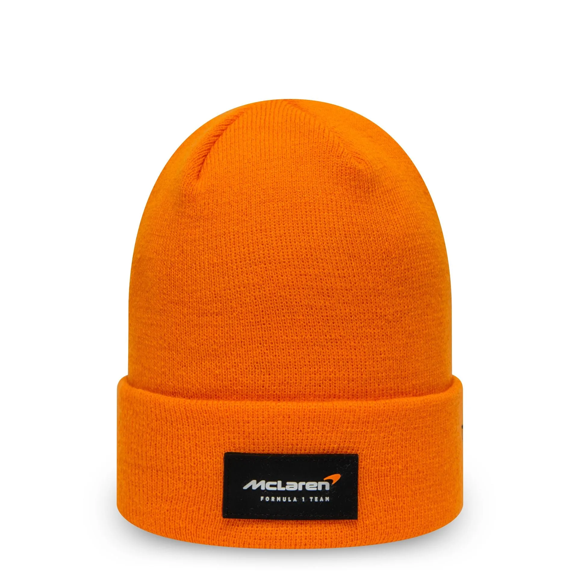 New Era Beanie Mütze McLaren Racing Orange Bündchen Strickmütze