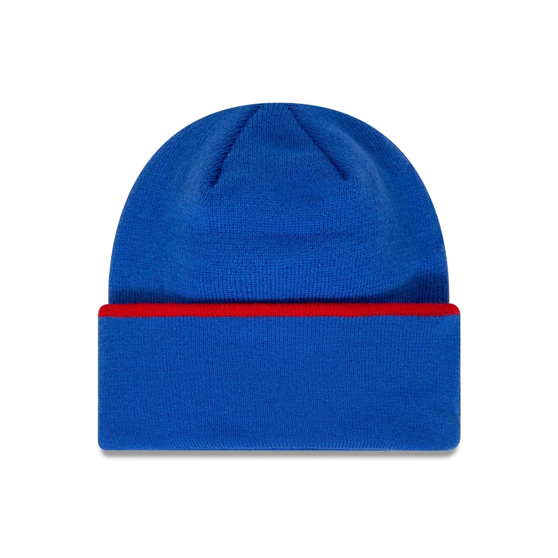 New Era Beanie Mütze Visa Cash App Racing Bulls Logo Dunkelblau Weite Bündchen Strickmütze