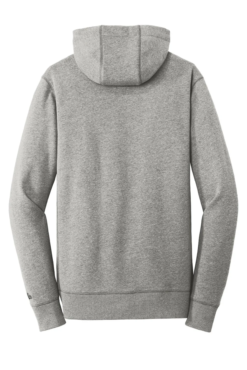 New Era Herren French Terry Kapuzenpullover mit Kangaroo-Tasche - Hell Graphitgrau Twist