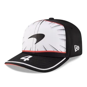New Era Snapback Cap McLaren Racing Lando Norris Replica Japan Renn-Special Schwarz 9SEVENTY Stretch Snap Verstellbare Kappe