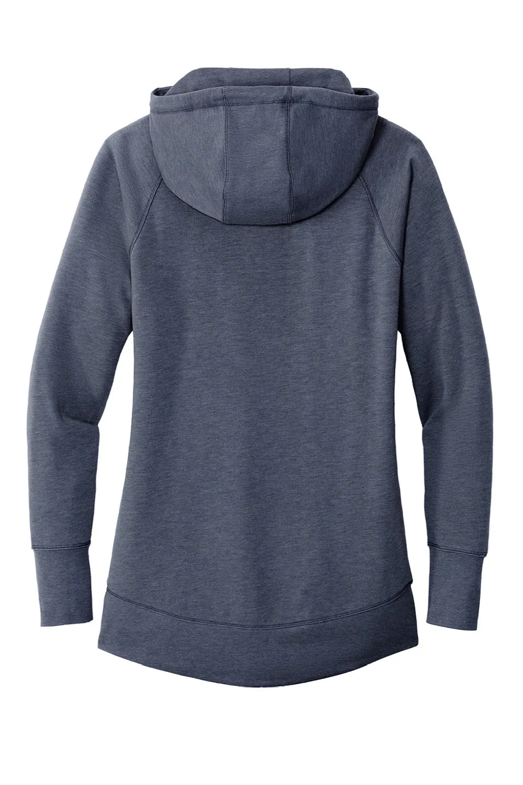 New Era Damen Fleece Kapuzenpullover mit Kangaroo-Tasche - Heather Navy Blau