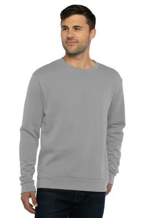 Next Level Herren PCH Rundhalspullover - Heather Grau