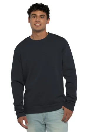 Next Level Herren PCH Rundhalspullover - Meliertes Mitternachtsmarineblau