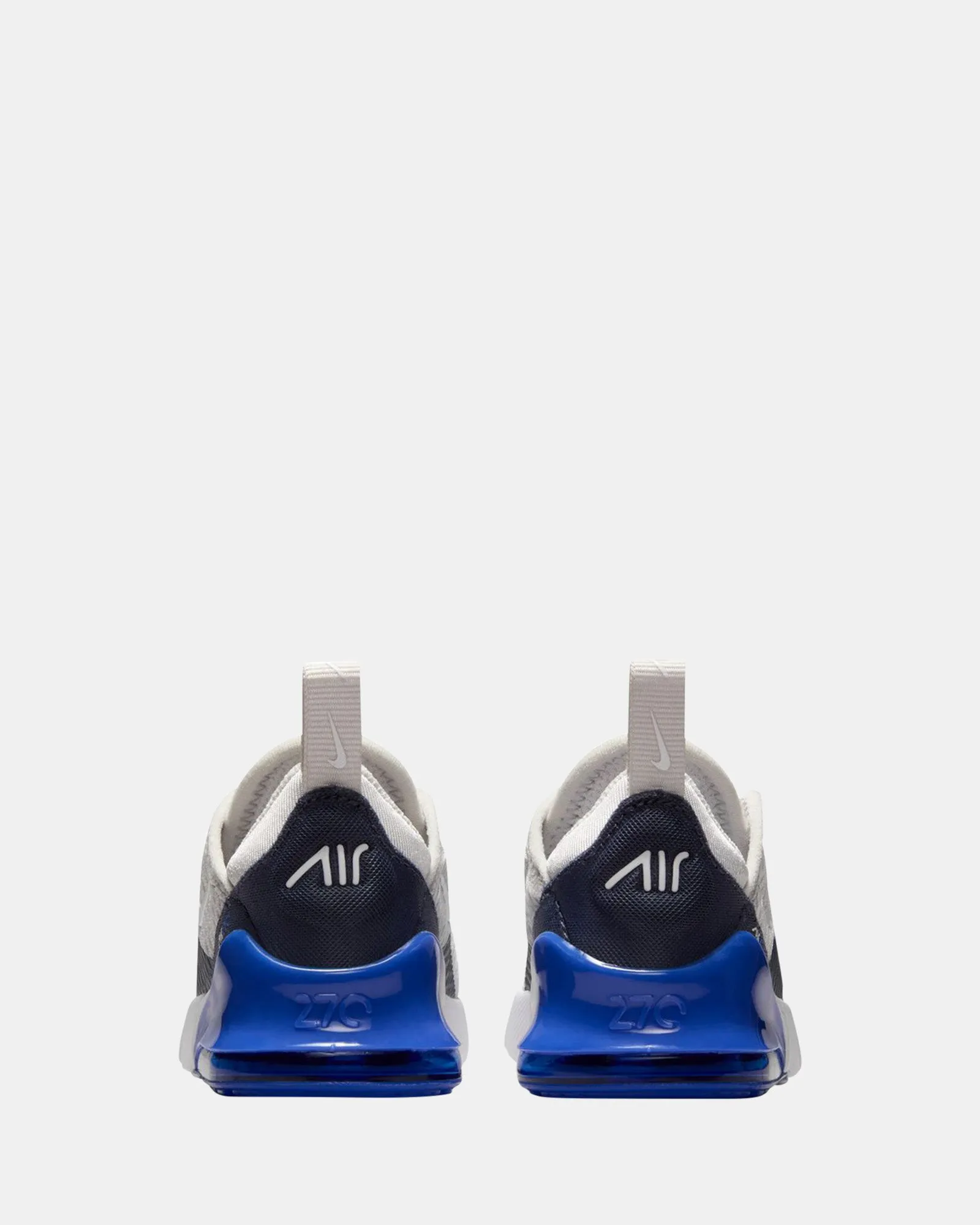 Nike Kinder Schuhe Air Max 270 Baby Grau/Weiß/Kräftiges Blau