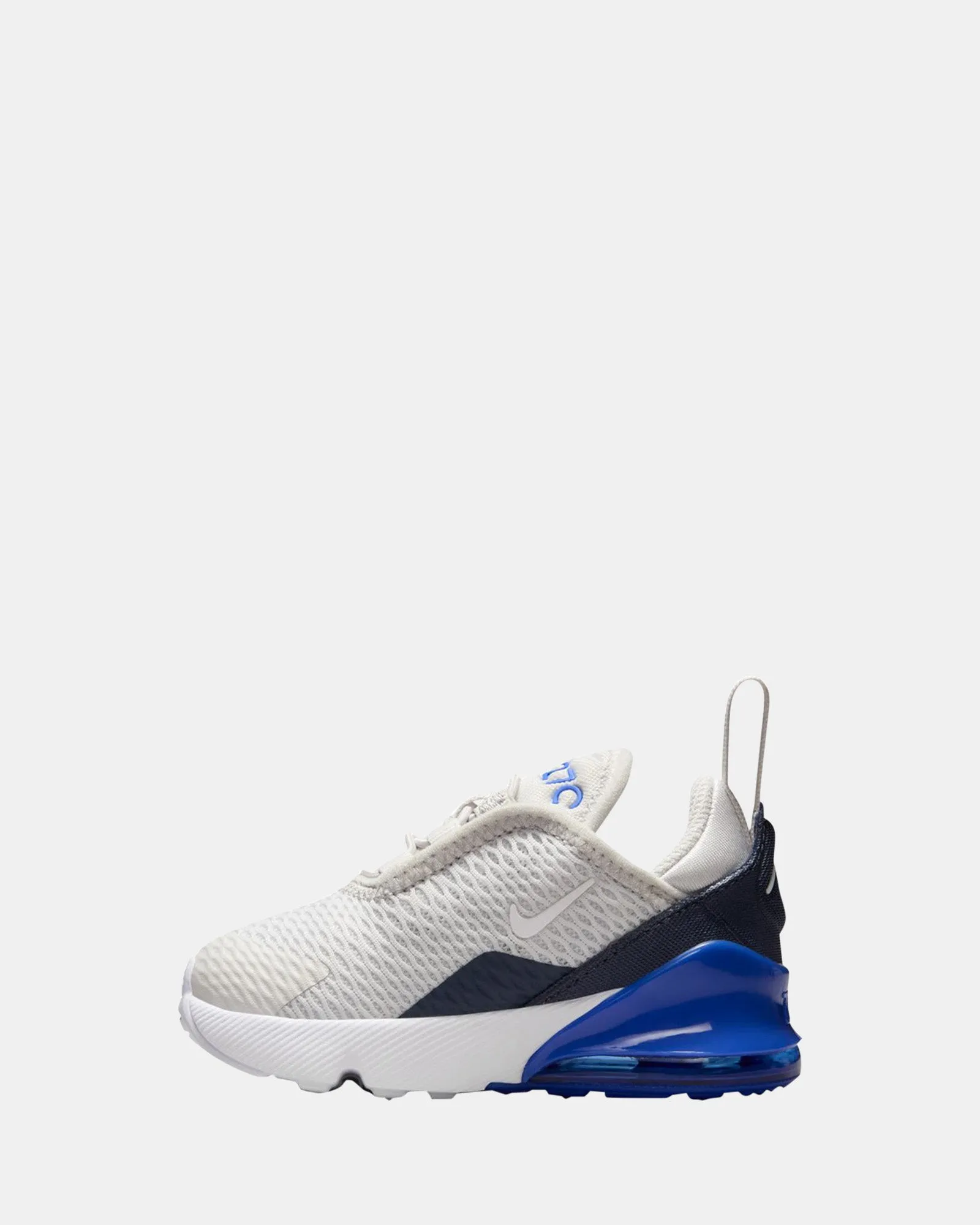 Nike Kinder Schuhe Air Max 270 Baby Grau/Weiß/Kräftiges Blau