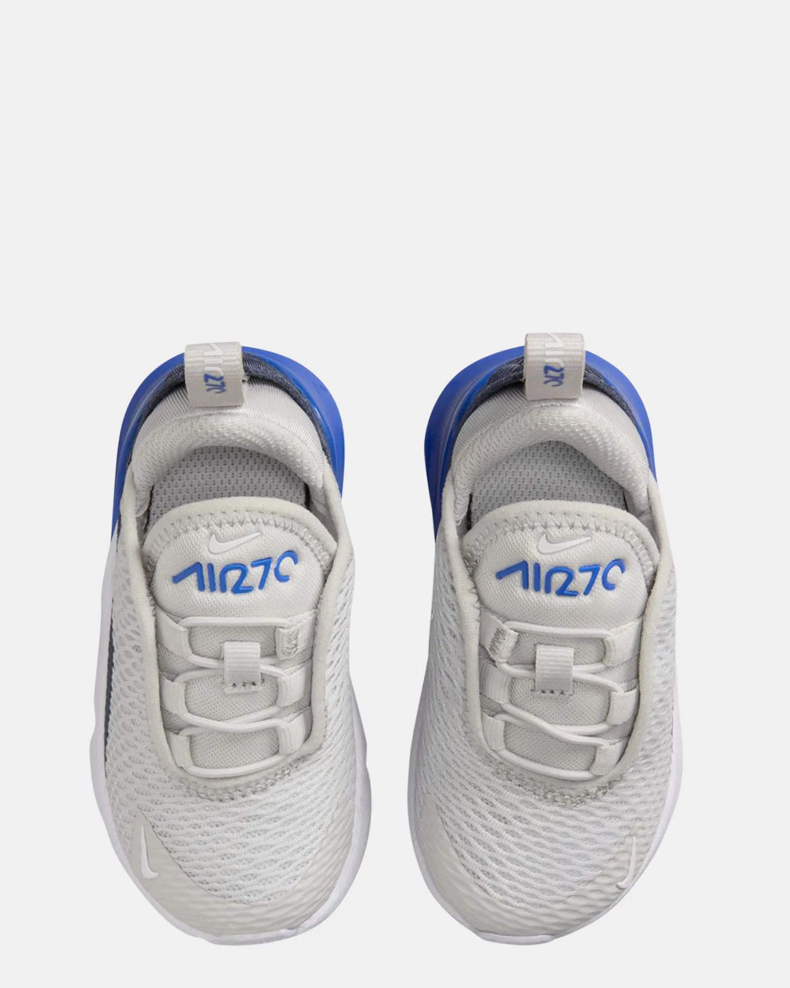 Nike Kinder Schuhe Air Max 270 Baby Grau/Weiß/Kräftiges Blau