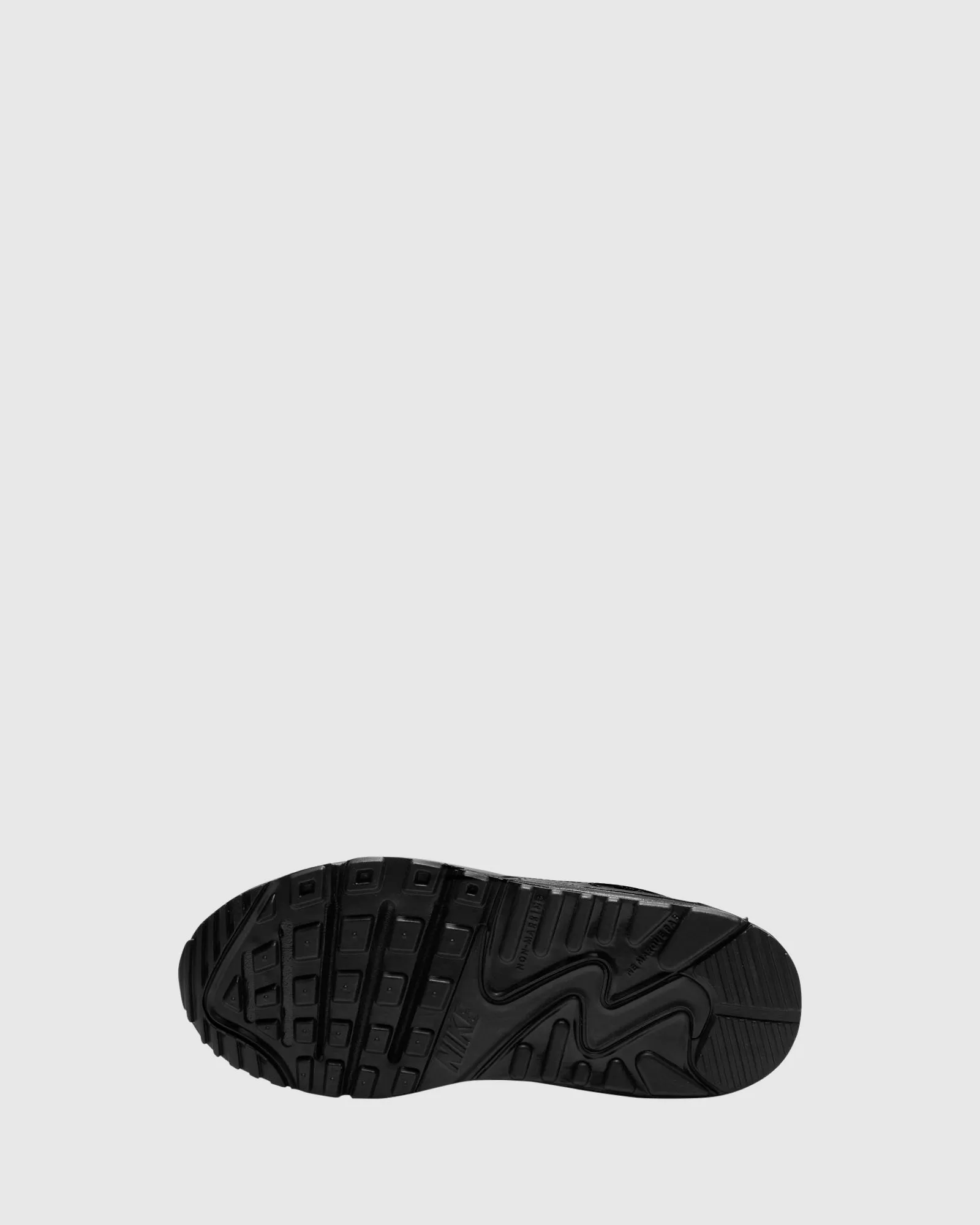 Nike Kinder Schuhe Air Max 90 Leder Vorschule Schwarz/Schwarz