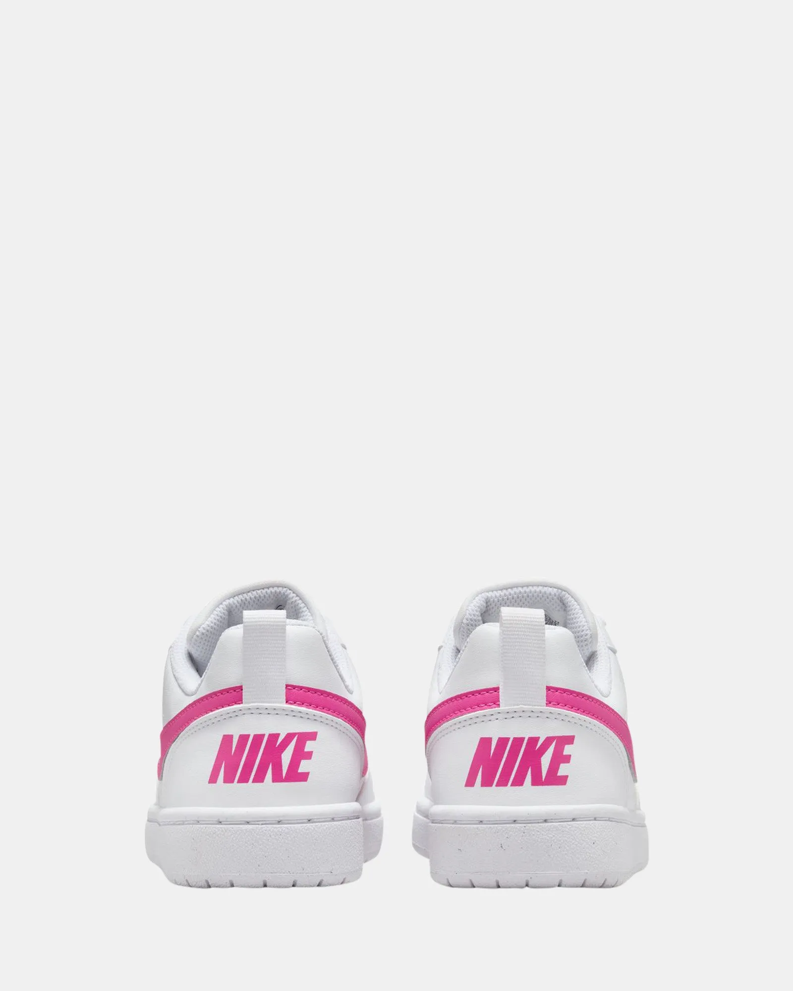 Nike Kinder Schuhe Court Borough Low Rc Grundschule Weiß/Laser Fuchsia