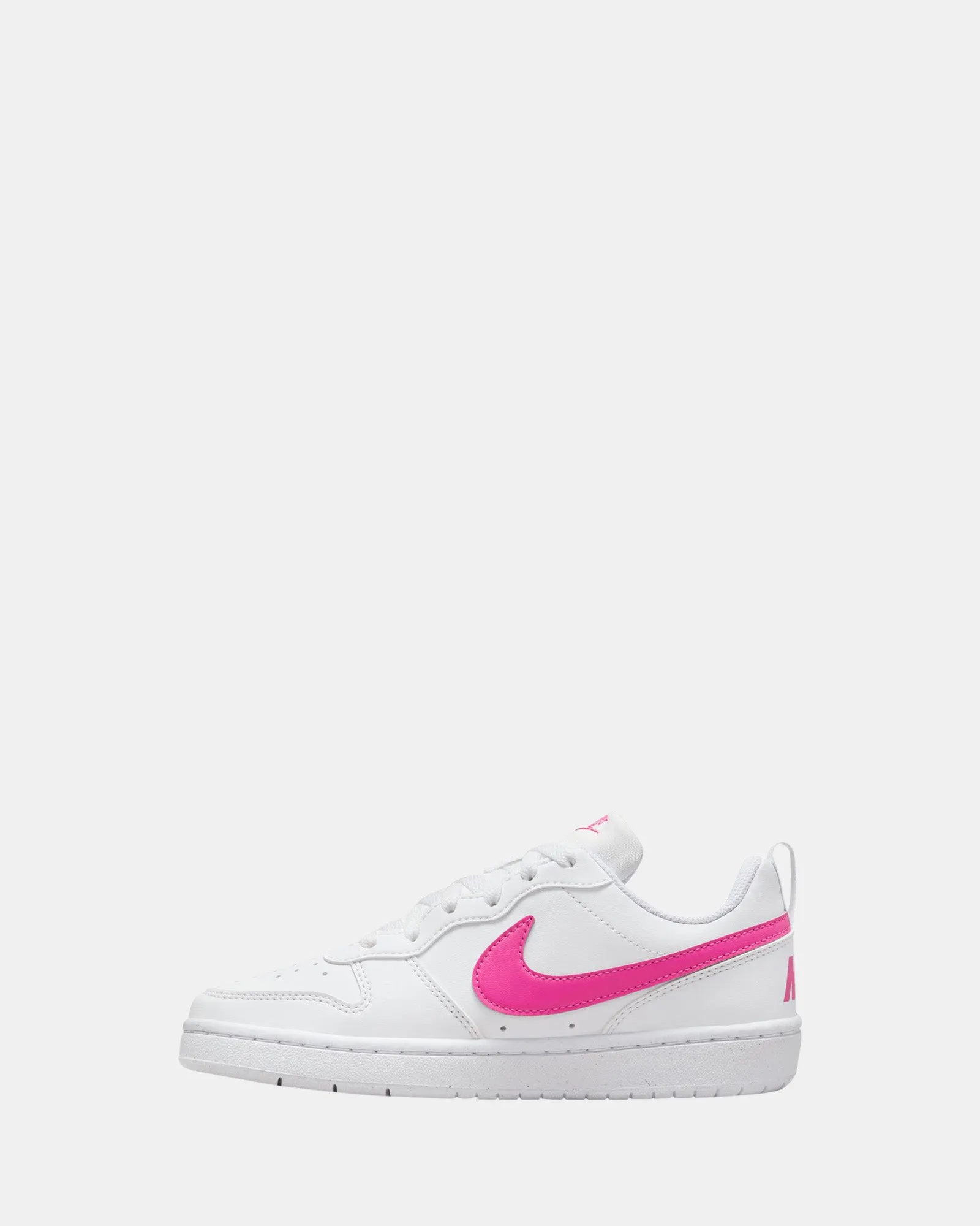 Nike Kinder Schuhe Court Borough Low Rc Grundschule Weiß/Laser Fuchsia
