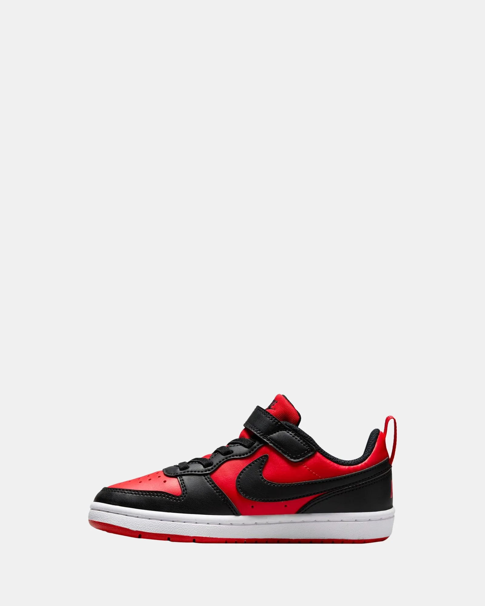 Nike Kinder-Schuhe Court Borough Low Recraft Vorschule Univ Rot/Schwarz/Weiß