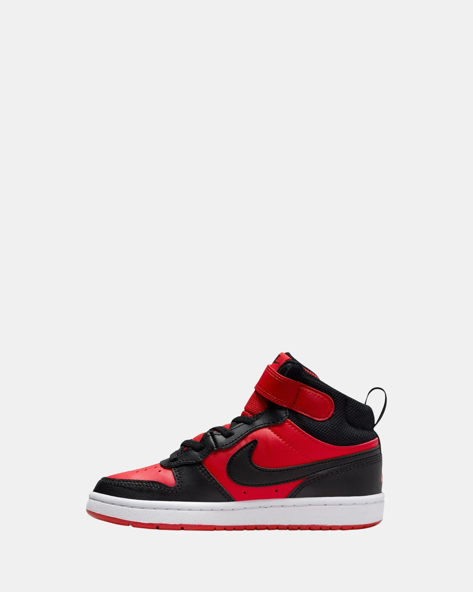 Nike Kinder Schuhe Court Borough Mid 2 Vorschule Universell Rot/Schwarz/Weiß