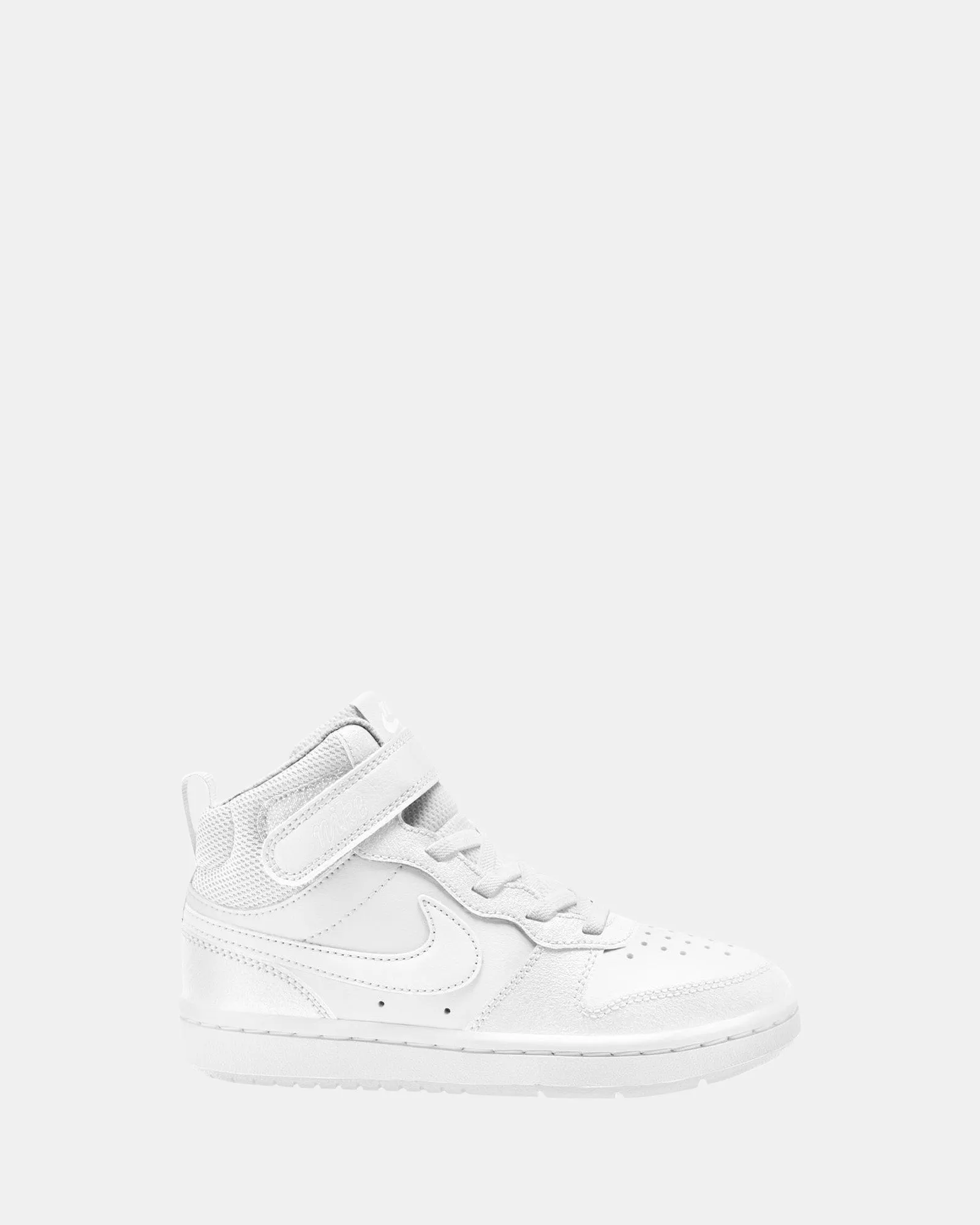 Nike Kinder Schuhe Court Borough Mid 2 Vorschule Weiß/Weiß