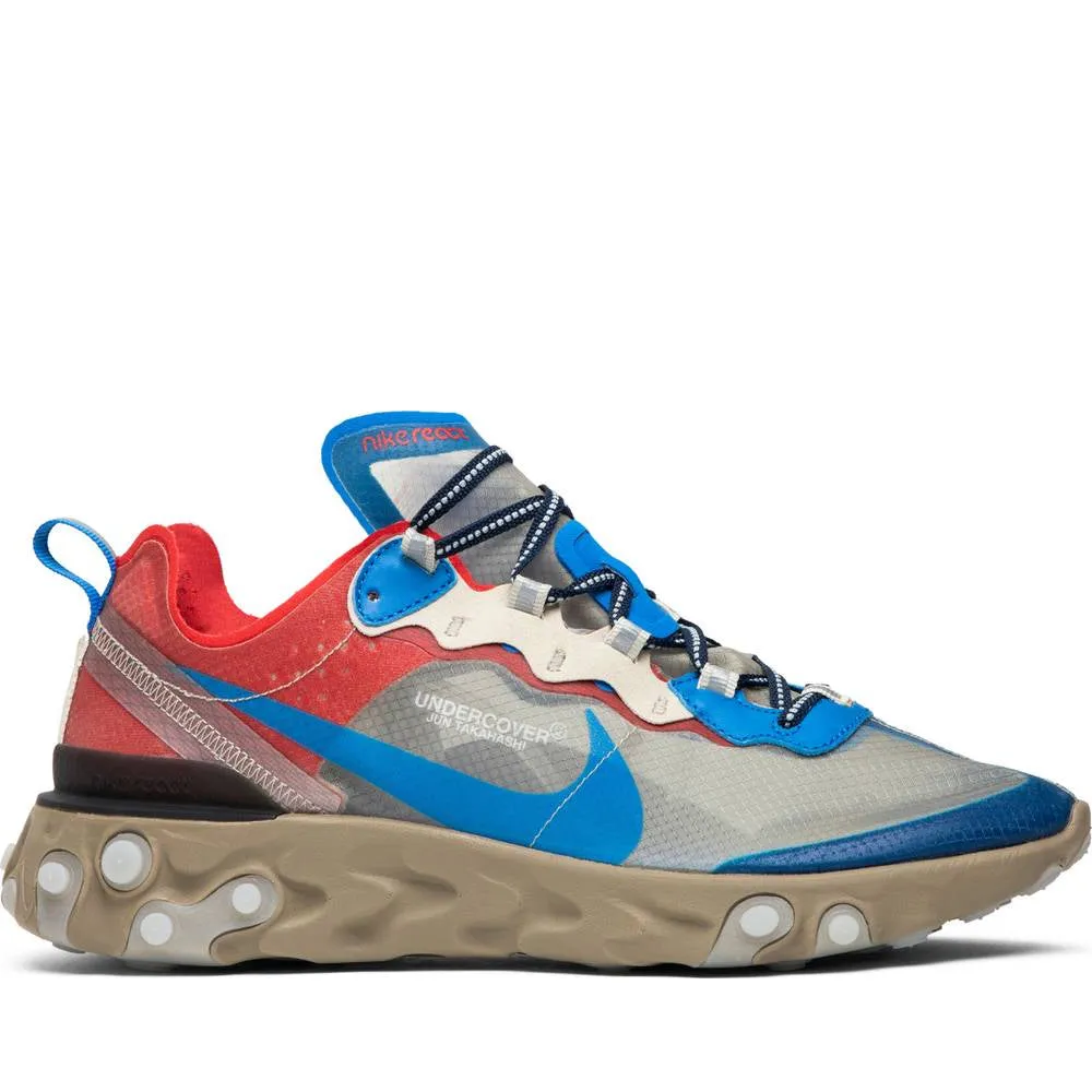 NIKE X UNDERCOVER REACT ELEMENT 87 BEIGE BLAU (NEU) - -