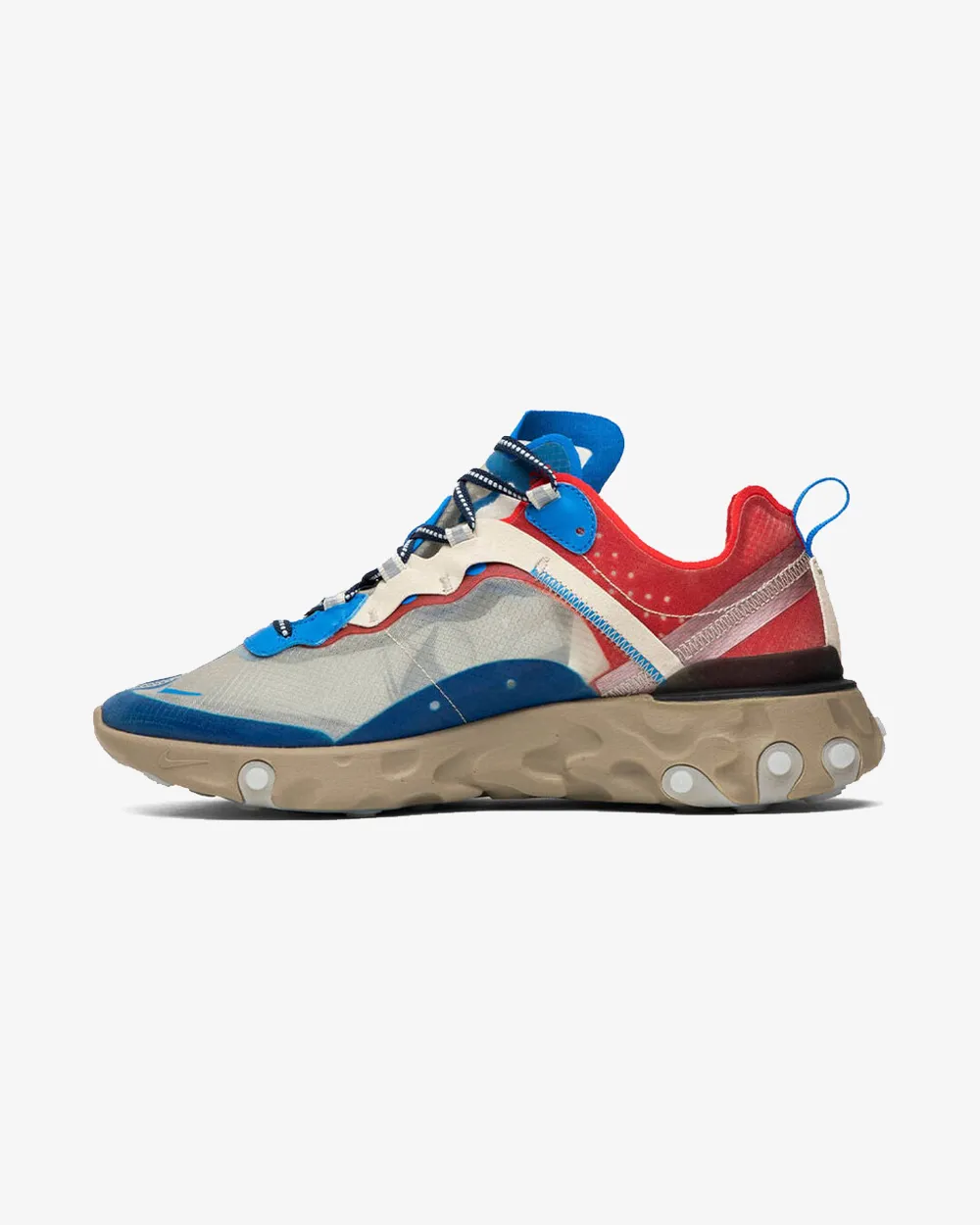 NIKE X UNDERCOVER REACT ELEMENT 87 BEIGE BLAU (NEU) - -