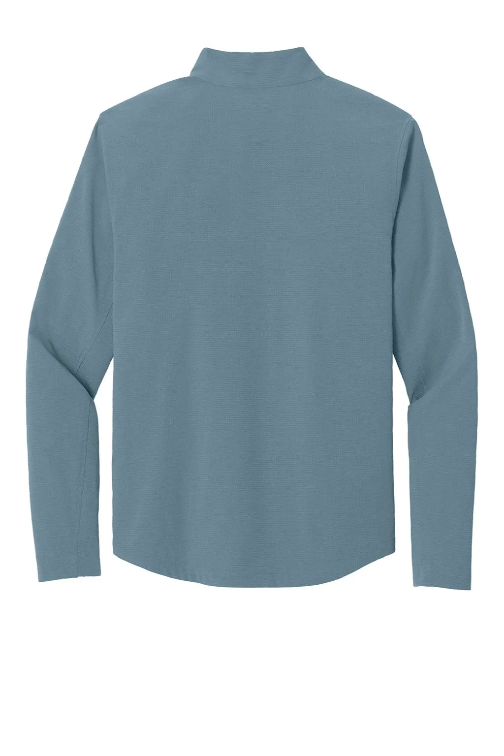 Ogio Herren Aspect Feuchtigkeitstransportierendes 1/4-Zip Sweatshirt mit Beuteltasche - Nebelblau