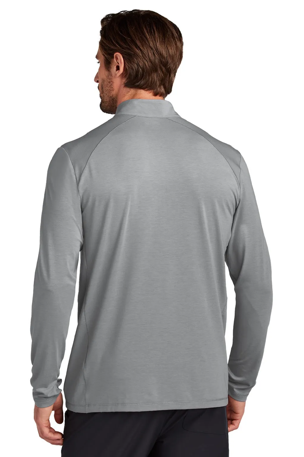 Ogio Herren Motion Feuchtigkeitstransportierendes 1/4-Zip Sweatshirt mit Tasche - Graustein