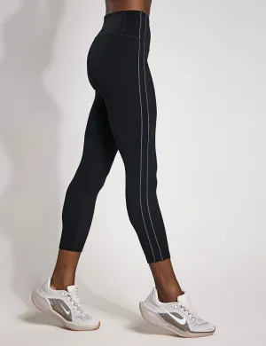 One High Waisted 7/8 Leggings - Schwarz/Eisengrau