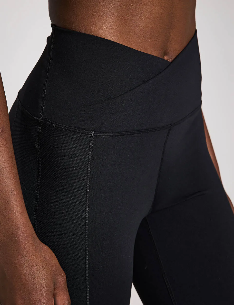 One Wrap High Waist 7/8 Leggings - Schwarz