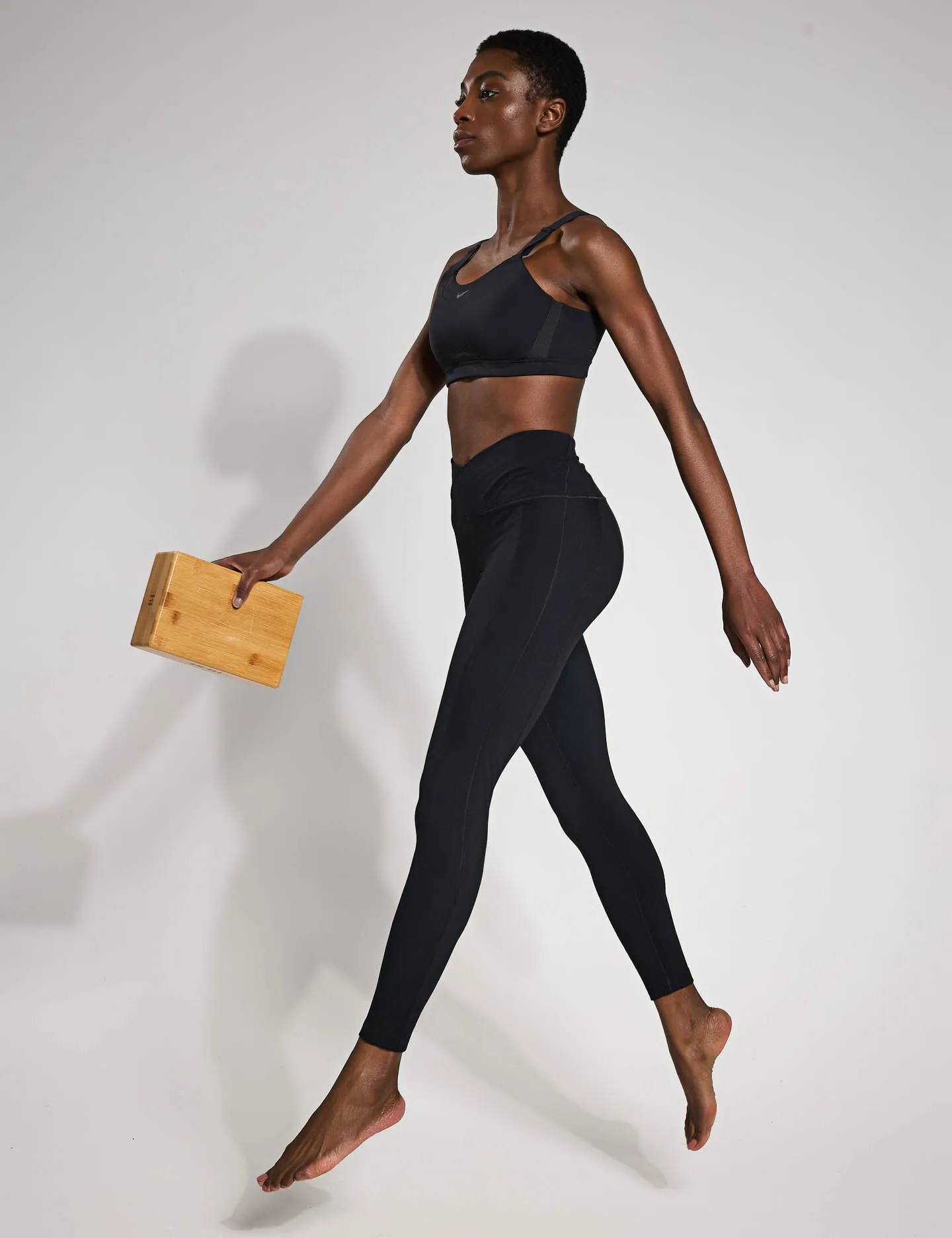One Wrap High Waist 7/8 Leggings - Schwarz