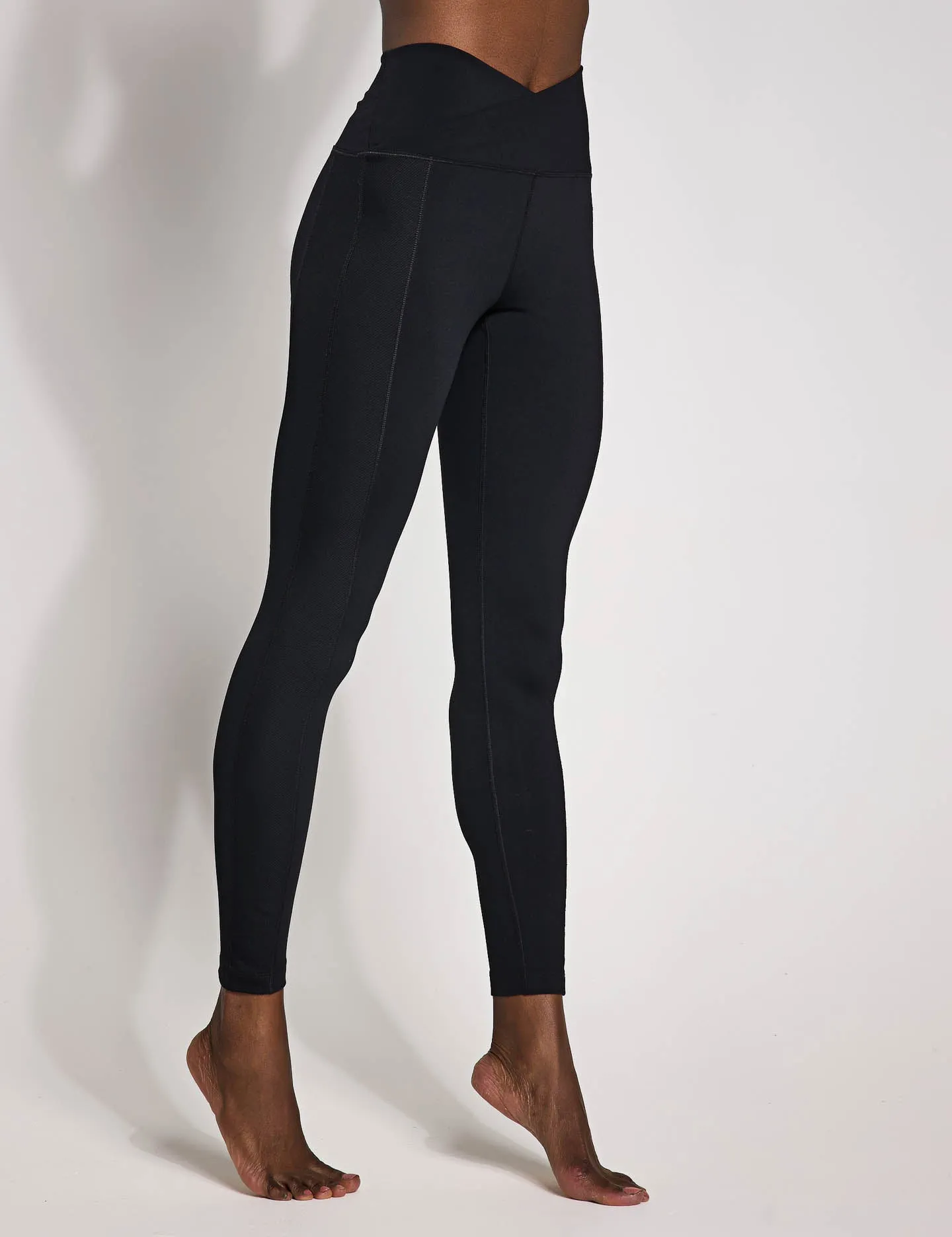 One Wrap High Waist 7/8 Leggings - Schwarz
