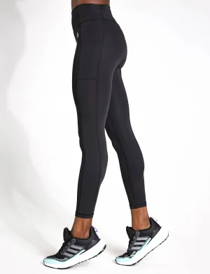 Optime Ganzbeinige Leggings - Schwarz