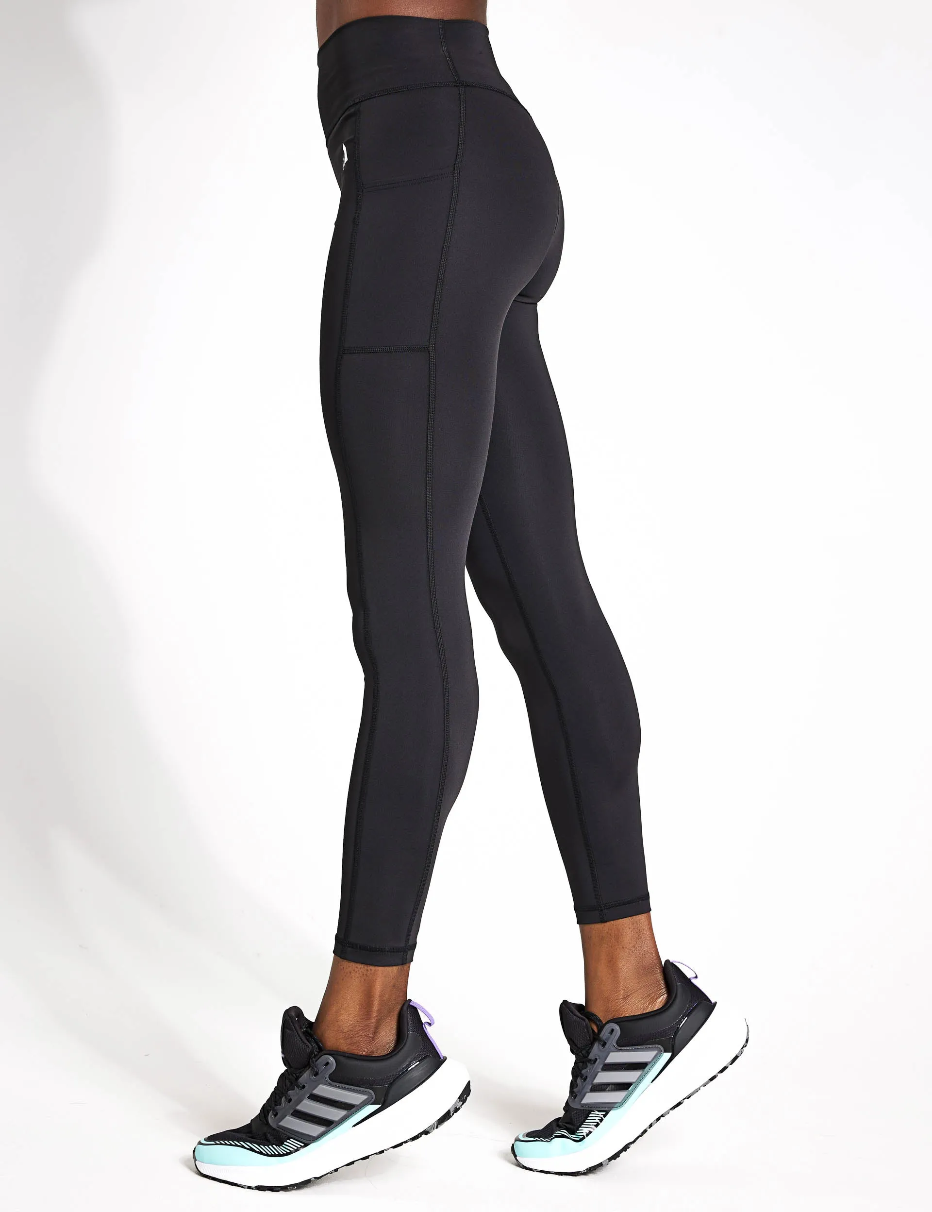 Optime Ganzbeinige Leggings - Schwarz